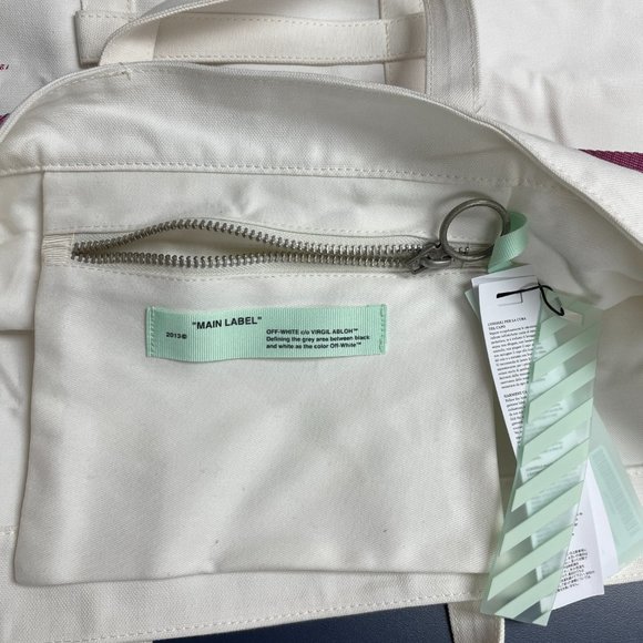 NWT Off-White Virgil Abloh JK_Trippy Rainbow Tote - Picture 13 of 16